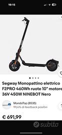 MONOPATTINO NINEBOT F2 pro
