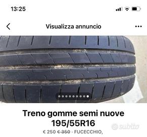 Treno gomme 195/55 R16