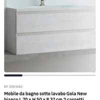 Mobile bagno sotto lavabo