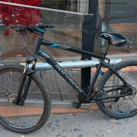 Bici MTB ROCKRIDER ST 520 -NERO/AZZURRO XL