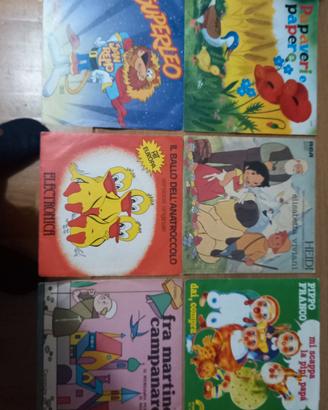 6 vinili 45 giri vintage 