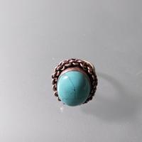 anello in argento con pietra turchese 