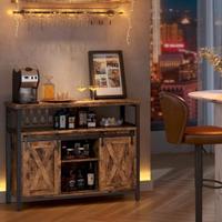 VASAGLE Credenza, Mobile da Cucina, Armadietto Org