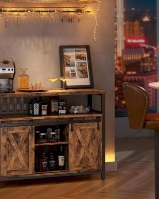 VASAGLE Credenza, Mobile da Cucina, Armadietto Org