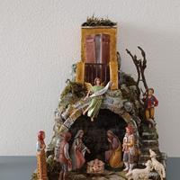 Presepe artigianale. 