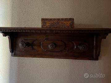 ATTACCAPANNI 3 POSTI A MURO