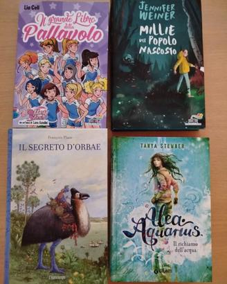 4 libri per ragazze 