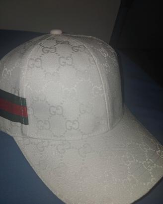cappellino gucci bianco- RITIRO A MANO A TORINO 