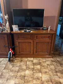 Mobiletto porta tele/credenza in legno