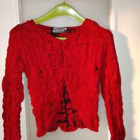 Cardigan rosso Desigual, taglia M