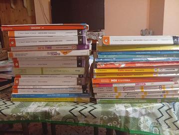 libri scolastici 1°, 2° e 3° media 