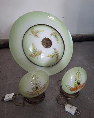 Set lampade vintage per camera da letto