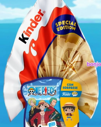 Numero 3 Uova di Pasqua Kinder One piece