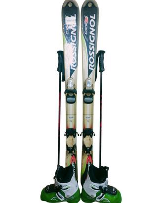 Set Completo Sci Bambino 110 cm + Scarponi + Basto