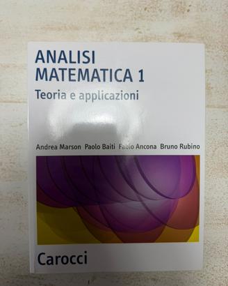 Libro Analisi Matematica 1