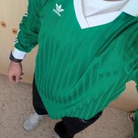 Maglia Adidas Originals Retro Style Verde/ Bianco