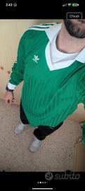 Maglia Adidas Originals Retro Style Verde/ Bianco