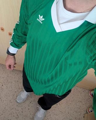 Maglia Adidas Originals Retro Style Verde/ Bianco