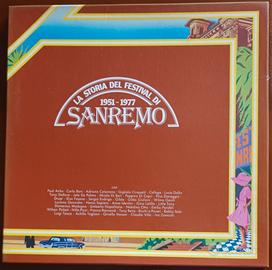 COFANETTO DI VINILI STORIA DEL FESTIVAL DI SANREMO