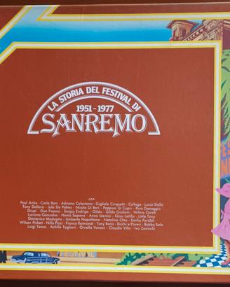 COFANETTO DI VINILI STORIA DEL FESTIVAL DI SANREMO