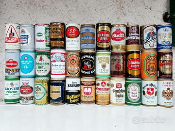 LATTINE DI BIRRA STRANIERE ANNI 70 /80