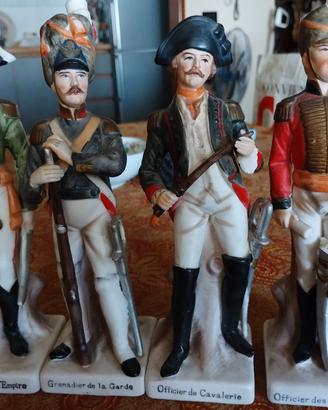 Lotto Capodimonte Statuine Soldati napoleonici 