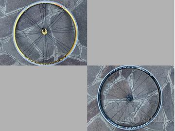 Ruote corsa Campagnolo e Ritchey