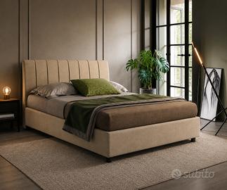 Letto contenitore imbottito