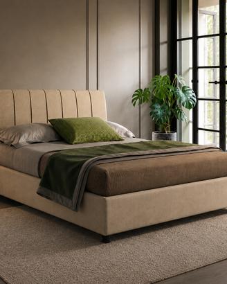 Letto contenitore imbottito