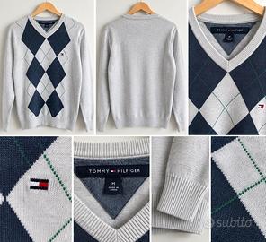 Tommy Hilfiger Maglione Uomo M Grigio