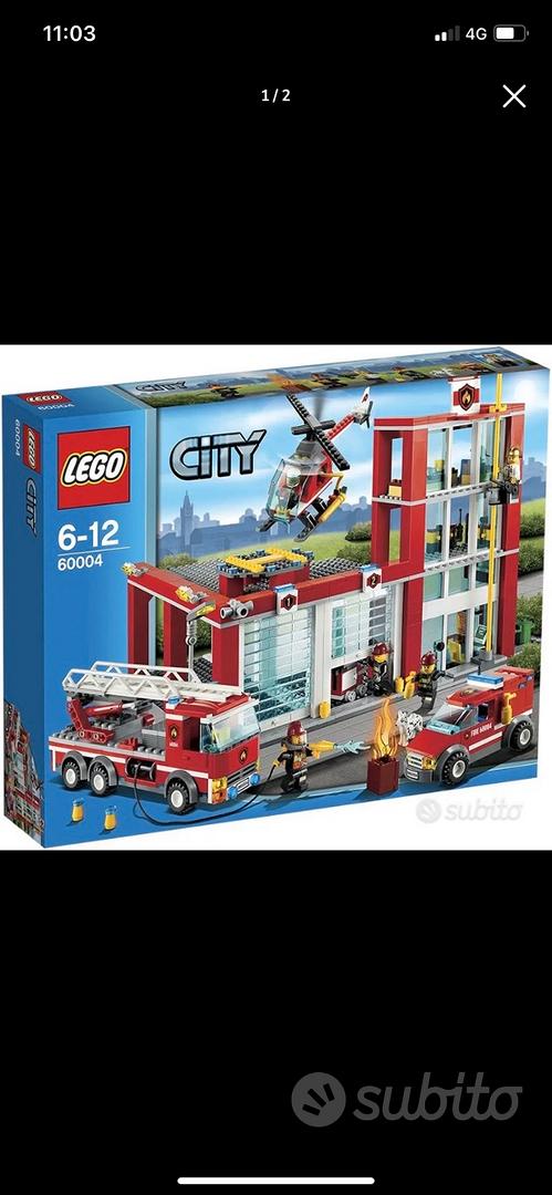 LEGO City Fire 60004 - Caserma dei Pompieri : : Giochi e