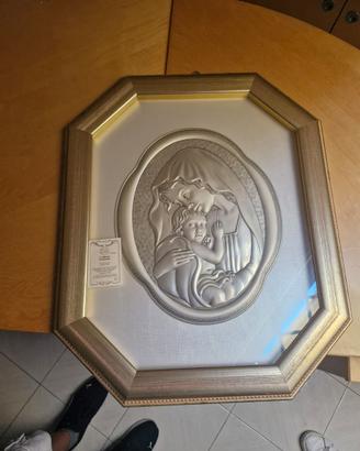 Quadro Maternità in Argento