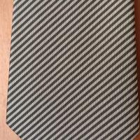 Zegna elegantissima  cravatta a righe oblique in s