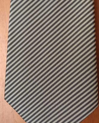 Zegna elegantissima  cravatta a righe oblique in s