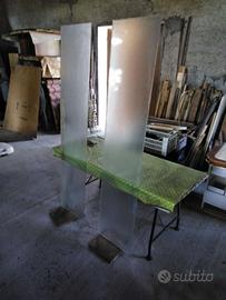 Coppia di vetri/vetrate per doccia o altro uso