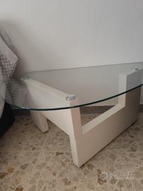 tavolo da salotto in vetro