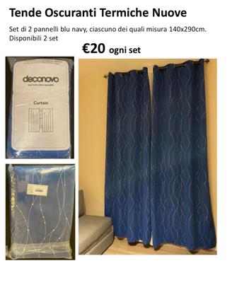 Set di tende oscuranti lenovo nuove