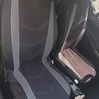 Coprisedile auto sportivo Nero Grigio