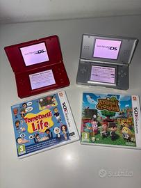 Lotto console Nintendo DS Lite e giochi 3DS