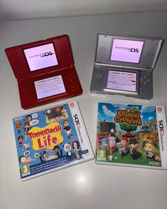 Lotto console Nintendo DS Lite e giochi 3DS