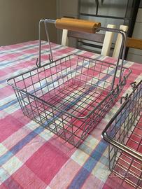 Cesti cucina acciaio