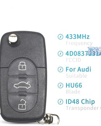 CHIAVE COMPLETA AUDI A3 97-03 A4 99-01 A6 98-05 A8