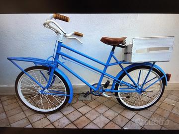 Bici antica da trasporto 2 portapacchi-Cascherino