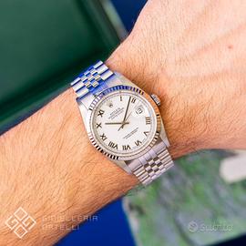 Rolex Datejust 36 White Roman_16234_Full Set_Top