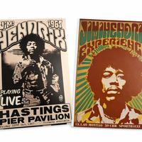 set 2 poster Jimi Hendrix Collection formato A3 