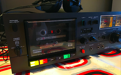 Akai GXC-715 cassette deck revisionato