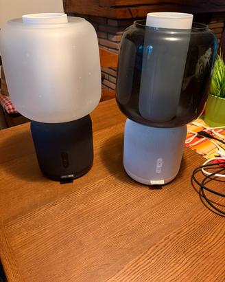 Coppia di lampade / casse ikea
