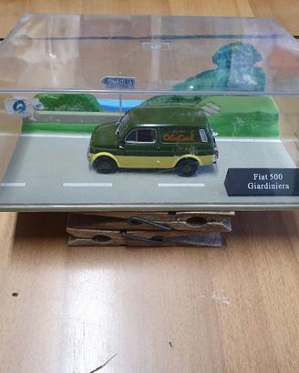MODELLINO FIAT 500 GIARDINIERA DIORAMA