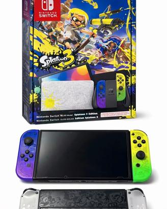 Nintendo Switch OLED Splatoon 3 Edition + Custodia