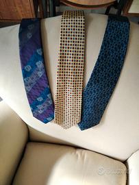 3 cravatte misto seta